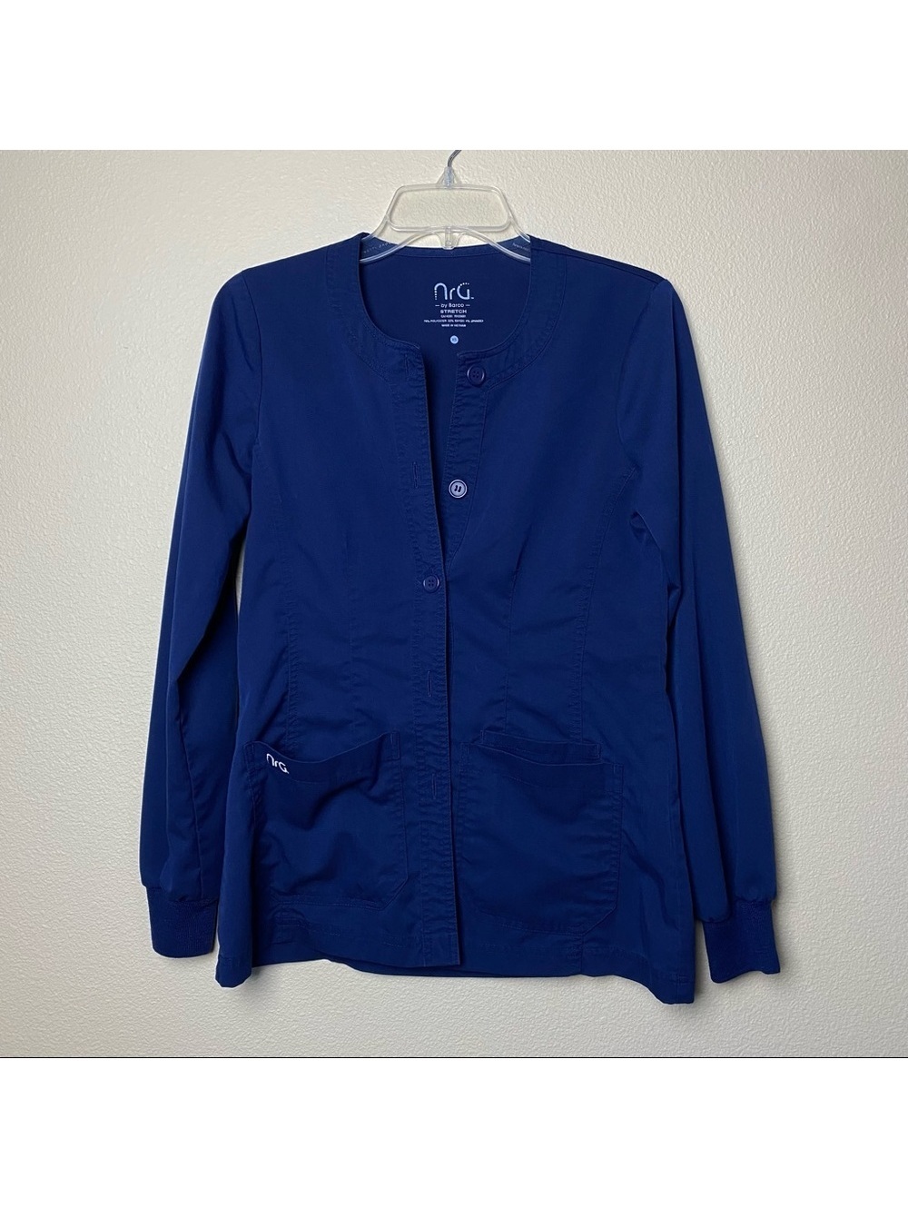 NRG by Barco: Scrub Jacket XS - Navy